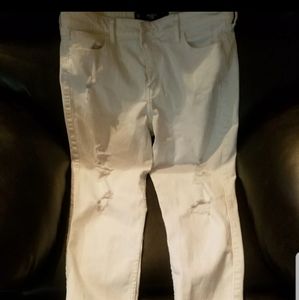 Hollister Crop High Rise Jeans